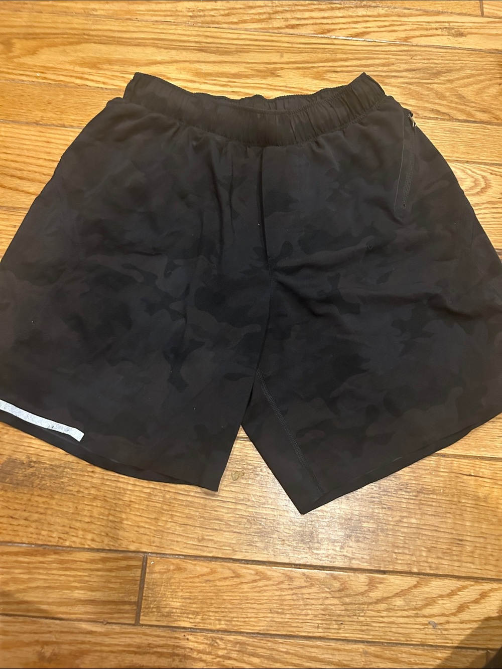 lululemon athletica Black Subtle Camo Men's Athletic Shorts